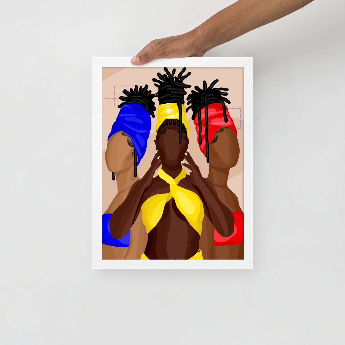 “Loc Sisters” Framed print