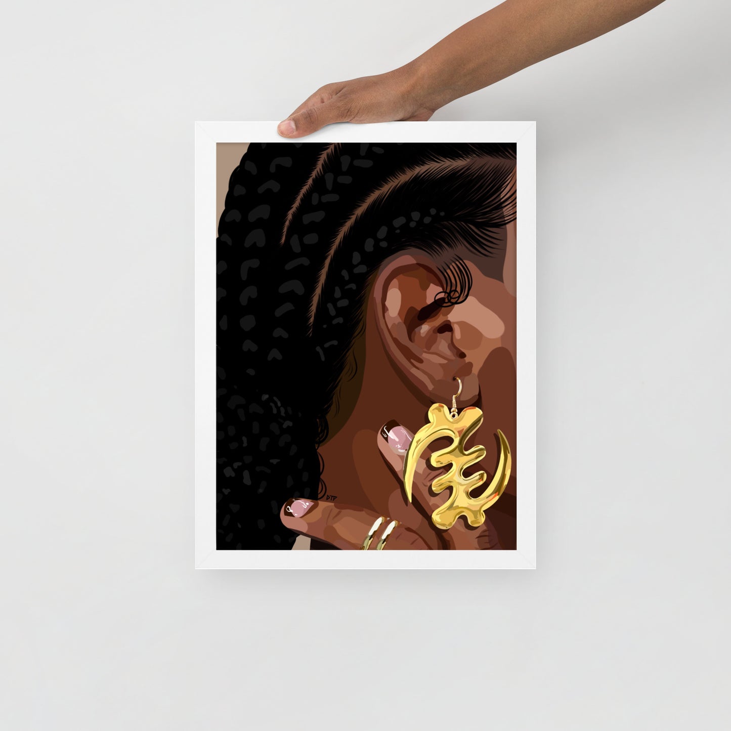 “Gye Nyame” Framed Print