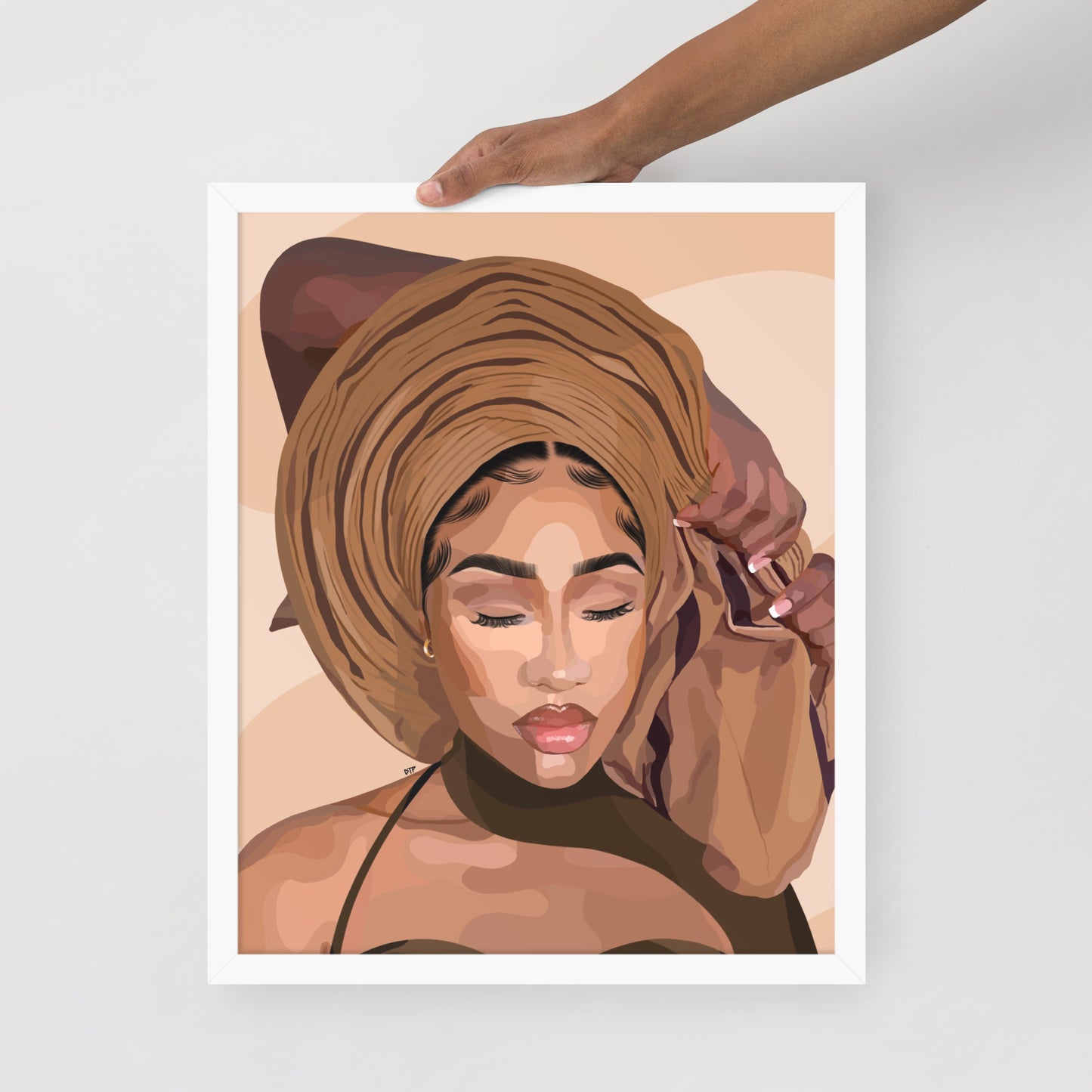 “Gele” Framed Print