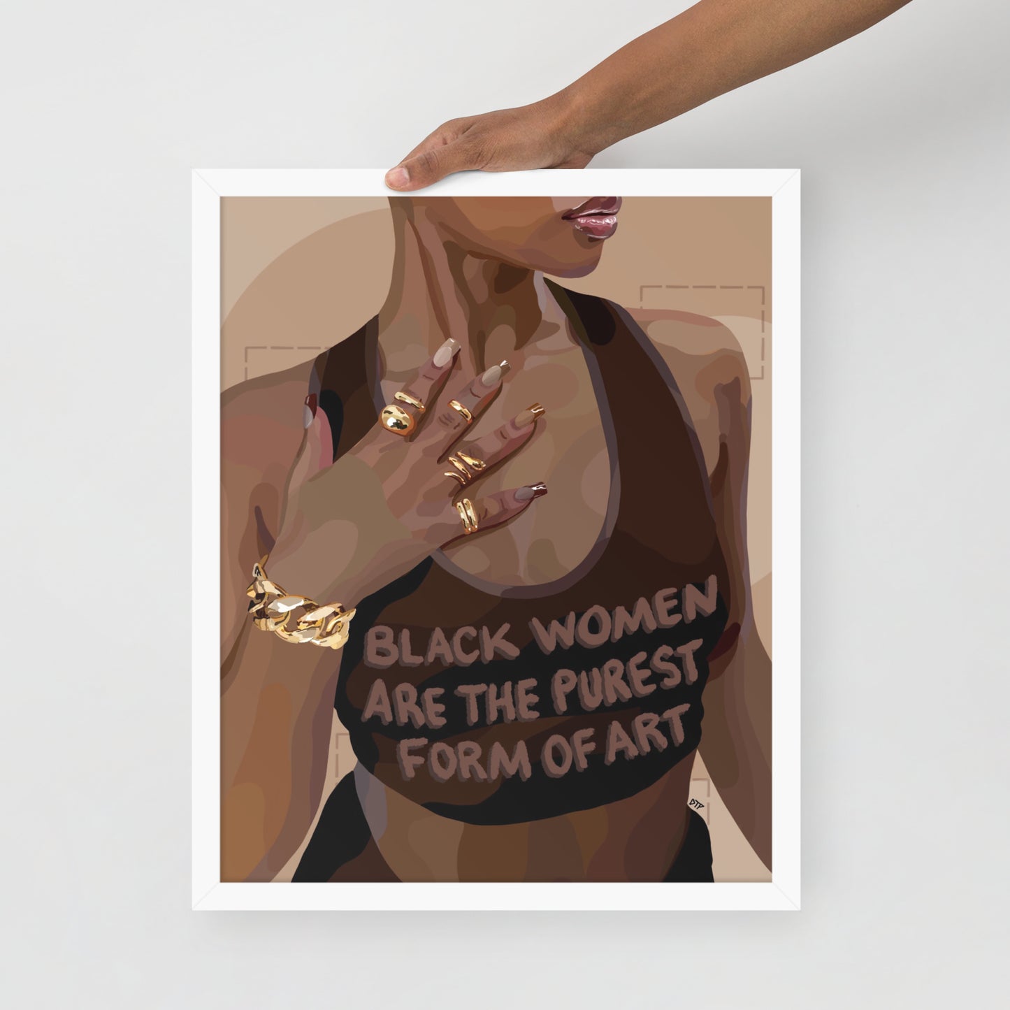 “Women Are Art” Framed print