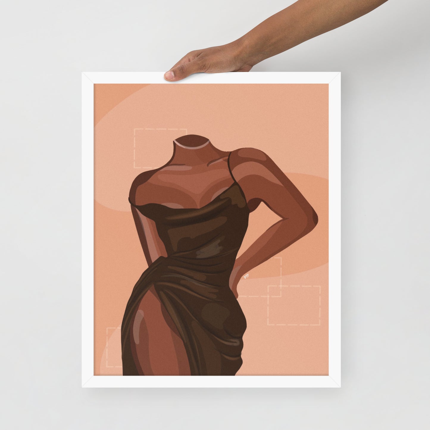 “Yes to the Dress” Framed Print
