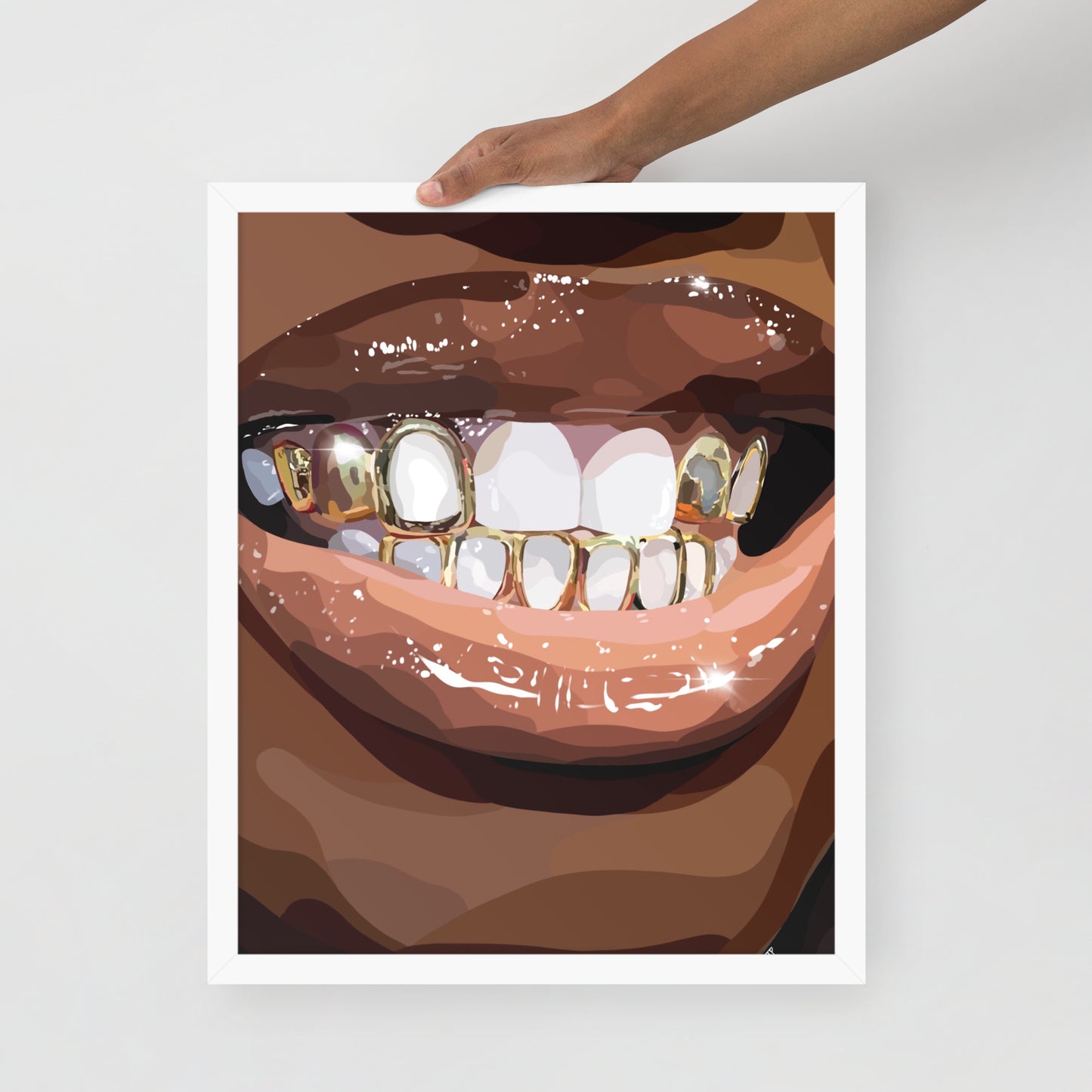 “Grillz Galore” Framed Print