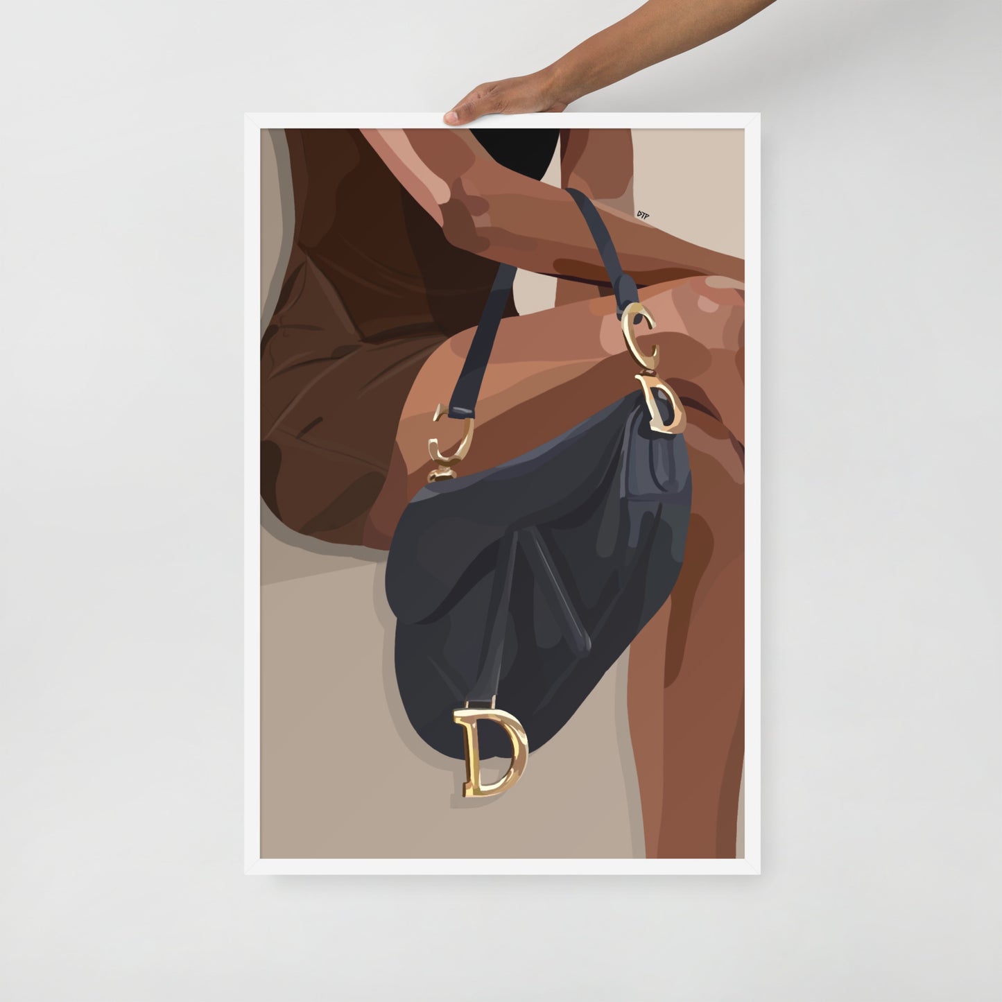 “Dior Babe” Framed Print