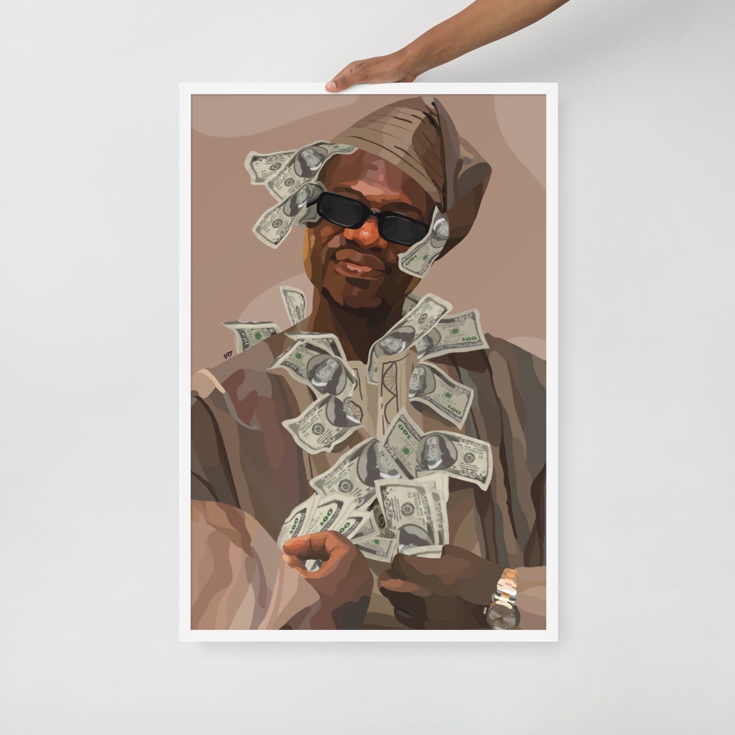 ”Mr Money” Framed print
