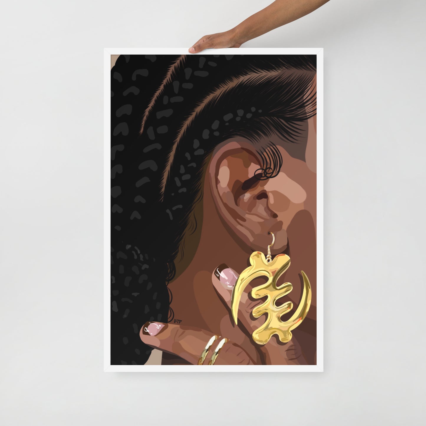 “Gye Nyame” Framed Print