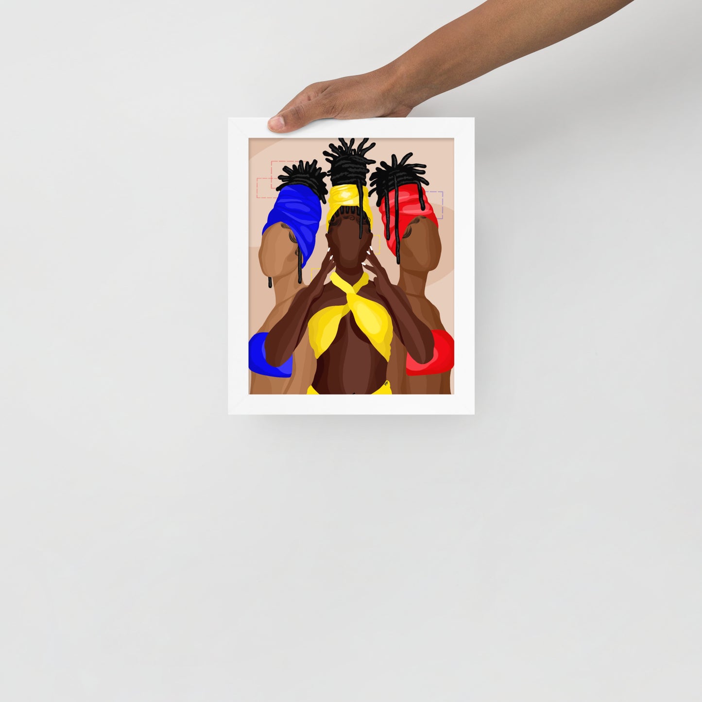 “Loc Sisters” Framed print