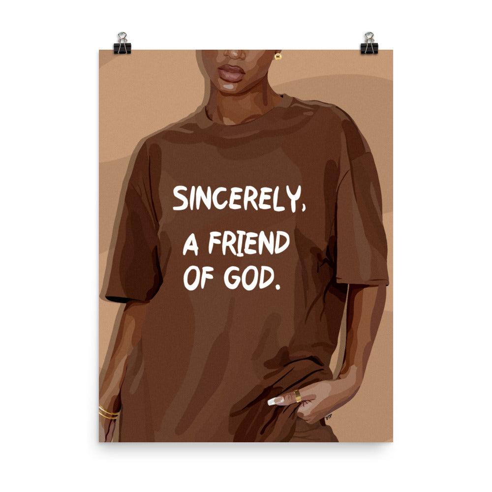 ”Friend of God” Poster