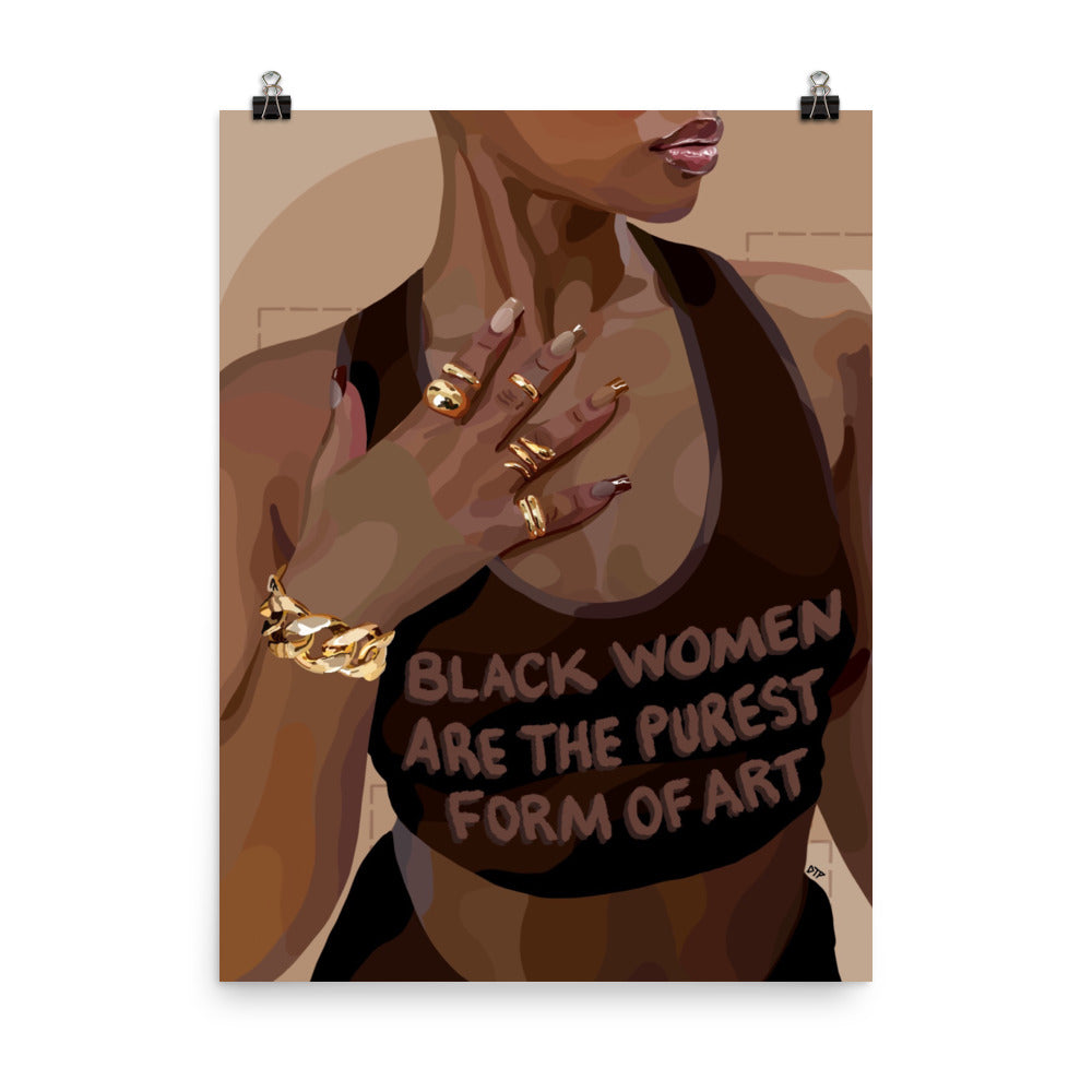 “Women Are Art” Poster