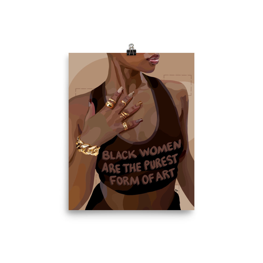 “Women Are Art” Poster