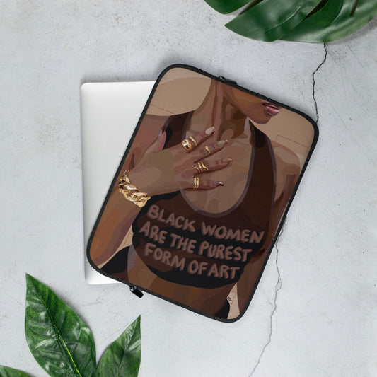 “Women Are Art” Laptop Sleeve