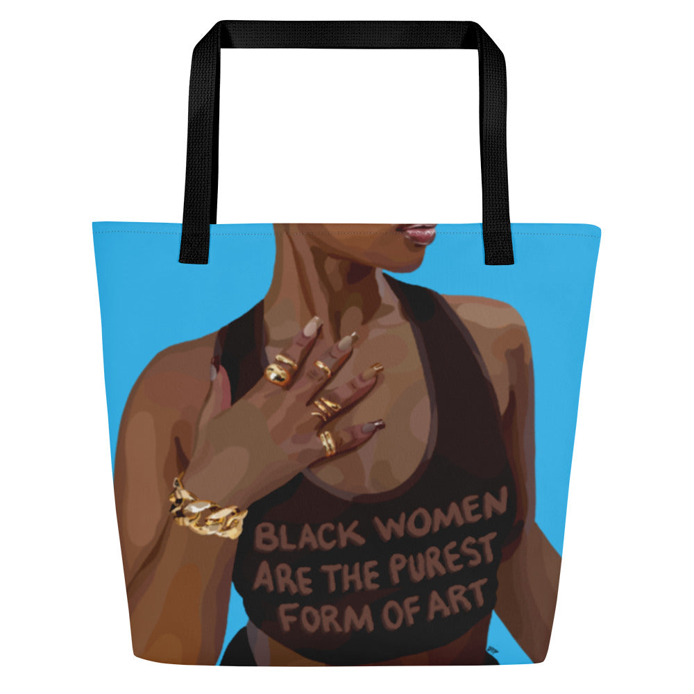 “Women Are Art” Pocket Tote