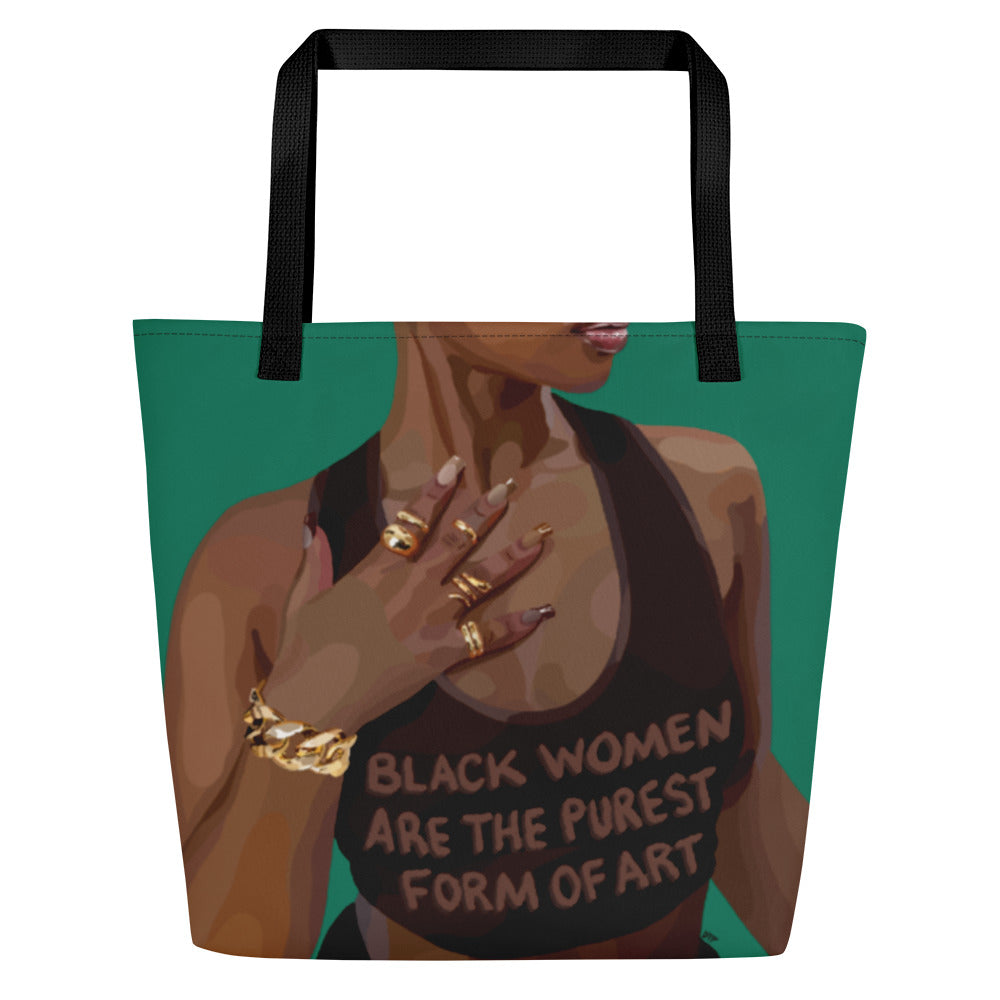 “Women Are Art” Pocket Tote